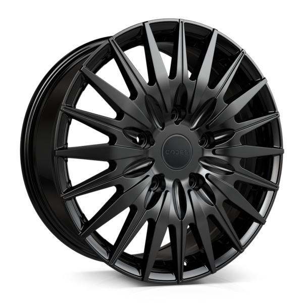 New 18 Inch Cades RX Alloy Wheels In Gloss Black, Load Rated 1000kg For Ford Transit Custom 5x160