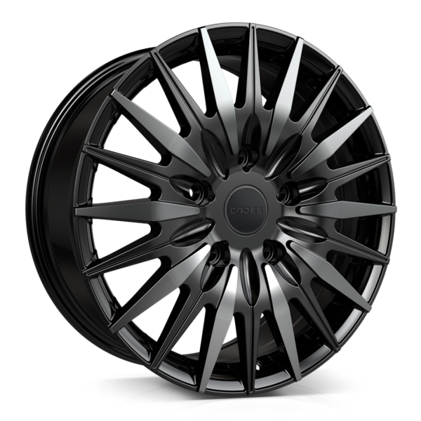 New 18 Inch Cades RX Alloy Wheels In Black Stealth, Load Rated 1000kg For Ford Transit Custom 5x160