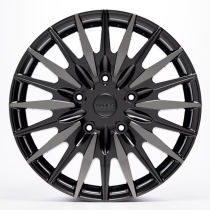 New 18 Inch Cades RX Alloy Wheels In Black Stealth, Load Rated 1000kg For Ford Transit Custom 5x160