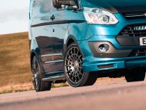New 18 Inch Calibre T-Sport Alloy Wheels In Gloss Gunmetal, Load Rated 1250kg For Ford Transit Custom 5x160