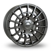 New 18 Inch Calibre T-Sport Alloy Wheels In Gloss Gunmetal, 1250kg load, Ford Transit Custom Gen 1 Van 5x160