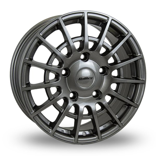 New 18 Inch Calibre T-Sport Alloy Wheels In Gloss Gunmetal, 1250kg load, Ford Transit Custom Gen 1 Van 5x160