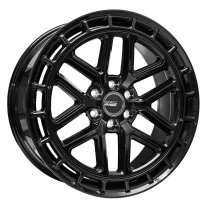 New 20 Inch Calibre CV3 Alloy Wheels In Gloss Black, 960kg Load Rated, Ford Transit Custom Gen 2, VW Transporter T7 6x120