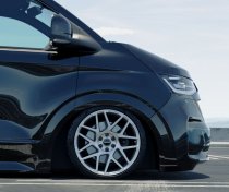 New 20 Inch Veemann LS-Z1 Alloy Wheels In Silver Machined, 1000kg Load Rated, Ford Transit Custom Gen 2, VW Transporter T7 6x120