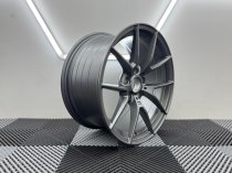 New 18 Inch CS Style Alloy Wheels In Satin Gunmetal, Engraved, Wider 9″ Rear Option 763 IW 5x120