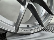 New 18 Inch CS Style Alloy Wheels In Satin Gunmetal, Engraved, Wider 9" Rear Option 763 IW 5x120