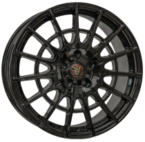 New 18 Inch Wolfrace Eurosport Turismo Super T Alloy Wheels In Gloss Black, Load Rated 1250kg For Ford Transit Custom 5x160