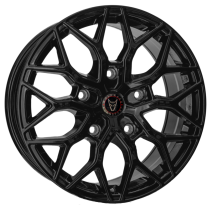 New 18 Inch Wolfrace Eurosport Urban Racer Road Edition Alloy Wheels In Gloss Black, Load Rated 1000kg For Ford Transit Custom 5x160