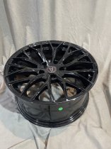 New 18 Inch Wolfrace Eurosport Wolfsburg Super T Alloy Wheels In Gloss Black, Load Rated 1250kg For Ford Transit Custom 5x160
