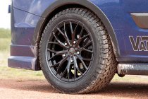 New 18 Inch Wolfrace Eurosport Wolfsburg Super T Alloy Wheels In Gloss Black, Load Rated 1250kg For Ford Transit Custom 5x160