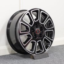 New 18 Inch Wolfrace Eurosport TUV Transporter 2 Alloy Wheels In Diamond Black Polished, Load Rated 1150kg For Ford Transit Custom 5x160
