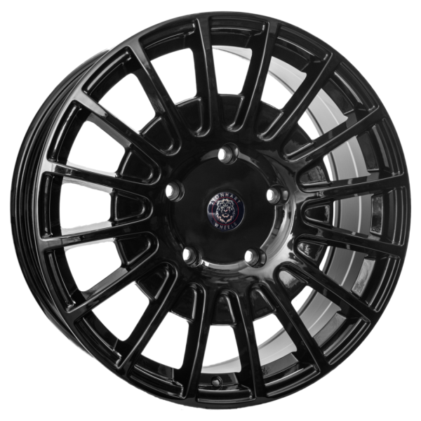 New 18 Inch Wolfrace Eurosport Proline Road Edition in Gloss Black, Load Rated 1000kg For Ford Transit Custom 5x160