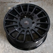 New 18 Inch Wolfrace Eurosport Proline Road Edition in Gloss Black, Load Rated 1000kg For Ford Transit Custom 5x160