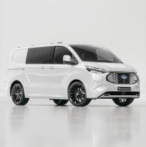 New 18 Inch Wolfrace Eurosport Renaissance Alloy Wheels In Gloss Black, 1250kg Load Rated, Ford Transit Custom Gen 2, VW Transporter T7 6x120