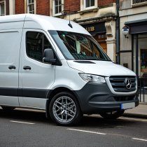 New 20 Inch Wolfrace Vanspeed Vortex Alloy Wheels In Carbon Chrome, 1350kg Load Rated, Ford Transit Custom Gen 2, VW Transporter T7 6x120