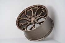New 20 Inch Riviera RF5 Alloy Wheels In Matt Bronze, Flow Formed, 1000kg Load Rated, Ford Transit Custom Gen 2, VW Transporter T7 6x120