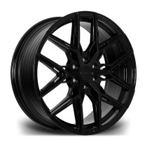 New 20 Inch Riviera RF16 Alloy Wheels In Gloss Black, Flow Formed, 1050kg Load Rated, VW Crafter, Mercedes Sprinter 6x130