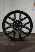 New 20 Inch Riviera RF16 Alloy Wheels In Gloss Black, Flow Formed, 1050kg Load Rated, VW Crafter, Mercedes Sprinter 6x130