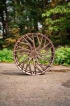 New 20 Inch Riviera RF17 Alloy Wheels In Matt Bronze, Flow Formed, 1050kg Load Rated, Ford Transit Custom Gen 2, VW Transporter T7 6x120