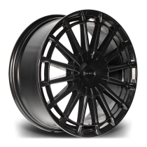 New 20 Inch Riviera RF20 Alloy Wheels In Gloss Black, Flow Formed, 1000kg Load Rated, VW Crafter, Mercedes Sprinter 6x130