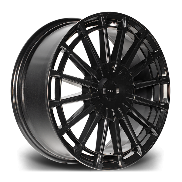 New 20 Inch Riviera RF20 Alloy Wheels In Gloss Black, Flow Formed, 1000kg Load Rated, VW Crafter, Mercedes Sprinter 6x130
