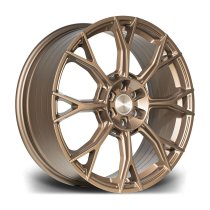 New 20 Inch Riviera RF25 Alloy Wheels In Matt Bronze, Flow Formed, 1000kg Load Rated, Ford Transit Custom Gen 2, VW Transporter T7 6x120
