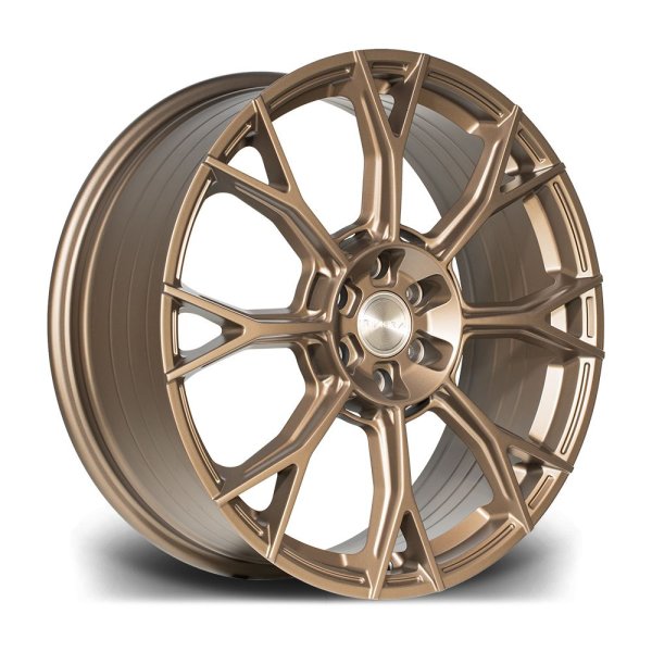 New 20 Inch Riviera RF25 Alloy Wheels In Matt Bronze, Flow Formed, 1000kg Load Rated, Ford Transit Custom Gen 2, VW Transporter T7 6x120