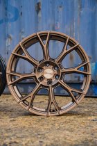 New 20 Inch Riviera RF25 Alloy Wheels In Matt Bronze, Flow Formed, 1000kg Load Rated, Ford Transit Custom Gen 2, VW Transporter T7 6x120