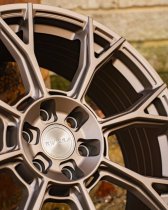 New 20 Inch Riviera RF25 Alloy Wheels In Matt Bronze, Flow Formed, 1000kg Load Rated, Ford Transit Custom Gen 2, VW Transporter T7 6x120