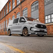 New 20 Inch Riviera RF25 Alloy Wheels In Matt Bronze, Flow Formed, 1000kg Load Rated, Ford Transit Custom Gen 2, VW Transporter T7 6x120