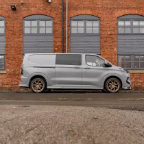New 20 Inch Riviera RF25 Alloy Wheels In Matt Bronze, Flow Formed, 1000kg Load Rated, Ford Transit Custom Gen 2, VW Transporter T7 6x120