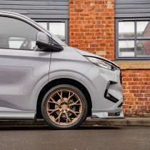 New 20 Inch Riviera RF25 Alloy Wheels In Matt Bronze, Flow Formed, 1000kg Load Rated, Ford Transit Custom Gen 2, VW Transporter T7 6x120