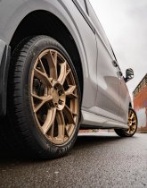 New 20 Inch Riviera RF25 Alloy Wheels In Matt Bronze, Flow Formed, 1000kg Load Rated, Ford Transit Custom Gen 2, VW Transporter T7 6x120