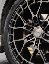 New 20 Inch Riviera RF26 Alloy Wheels In Black Polished Dark Tint, Flow Formed, 1000kg Load Rated, Ford Transit Custom Gen 2, VW Transporter T7 6x120