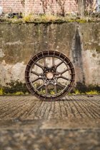New 20 Inch Riviera RF26 Alloy Wheels In Matt Bronze, Flow Formed, 1000kg Load Rated, Ford Transit Custom Gen 2, VW Transporter T7 6x120