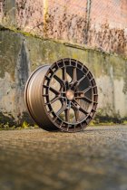 New 20 Inch Riviera RF26 Alloy Wheels In Matt Bronze, Flow Formed, 1000kg Load Rated, Ford Transit Custom Gen 2, VW Transporter T7 6x120