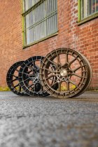 New 20 Inch Riviera RF26 Alloy Wheels In Matt Bronze, Flow Formed, 1000kg Load Rated, Ford Transit Custom Gen 2, VW Transporter T7 6x120