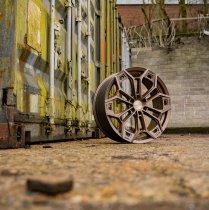 New 20 Inch Riviera RF27 Alloy Wheels In Matt Bronze, Flow Formed, 1000kg Load Rated, Ford Transit Custom Gen 2, VW Transporter T7 6x120