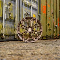 New 20 Inch Riviera RF27 Alloy Wheels In Matt Bronze, Flow Formed, 1000kg Load Rated, Ford Transit Custom Gen 2, VW Transporter T7 6x120
