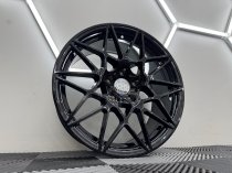 New 19 Inch Type 666 Comp Style Alloy Wheels in Gloss Black With Wider 9.5″ Rears 5x120