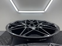 New 19 Inch Type 666 Comp Style Alloy Wheels in Gloss Black With Wider 9.5" Rears 5x120