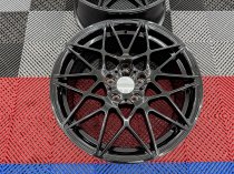 New 19 Inch Type 666 Comp Style Alloy Wheels in Gloss Black With Wider 9.5" Rears 5x120