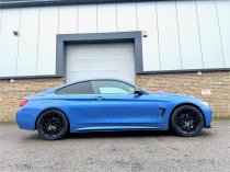 New 19 Inch Type 666 Comp Style Alloy Wheels in Gloss Black With Wider 9.5" Rears 5x120