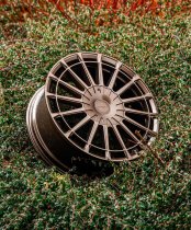 New 20 Inch Riviera RF20 Alloy Wheels In Matt Bronze, Flow Formed, 1000kg Load Rated, For Ford Transit Custom 5x160