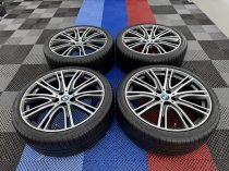 Used 20 Inch Genuine Bmw Style 759 Individual Alloy Wheels, Fully Refurbished, Wide Rear, Inc VG Michelin Runflat Tyres 5x112
