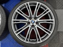 Used 20 Inch Genuine Bmw Style 759 Individual Alloy Wheels, Fully Refurbished, Wide Rear, Inc VG Michelin Runflat Tyres 5x112