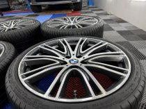 Used 20 Inch Genuine Bmw Style 759 Individual Alloy Wheels, Fully Refurbished, Wide Rear, Inc VG Michelin Runflat Tyres 5x112