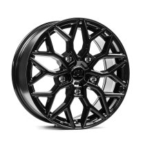New 18 Inch 1AV ZX12T Alloy Wheels In Gloss Black, 1125kg Load Rated, KIA PV5 Vans 5x114.3