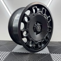 New 18 Inch AXE EX35 Alloy Wheels In Satin Black 1050kg Load, KIA PV5 Vans 5x114.3