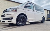 New 20 Inch Riviera Xtreme RXS4 Alloy Wheels In Satin Black, 1250kg Load Rated, For Ford Transit Custom 5x160